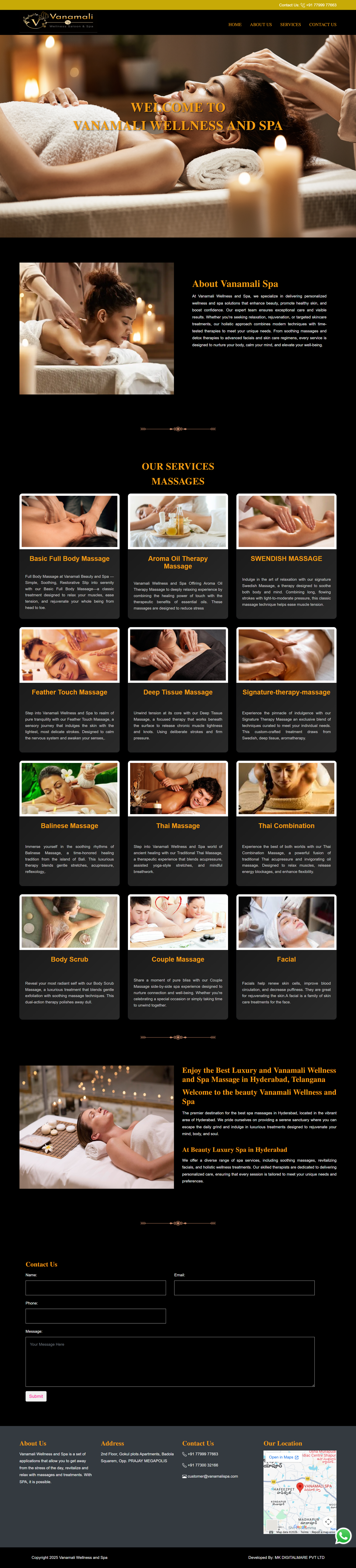 vanamali wellness spa
